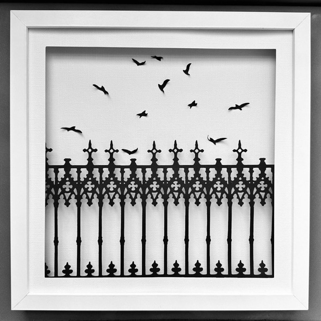 Fine Art Shadowbox french Ascent by TARA NOLA ART Paper Art Etsy