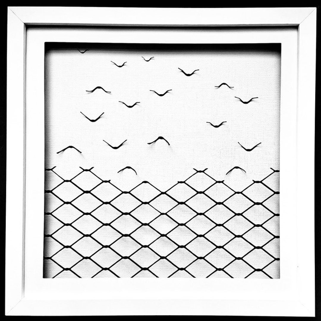 Fine Art Shadowbox ascent by TARA NOLA ART Paper Art Etsy