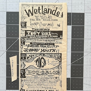 Phish - Original Concert Ad - 1989 September 2 -  Wetlands, NYC