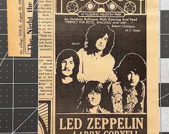 ポップページ Texas International Pop Festival 1969 Concert Poster + Ticket +