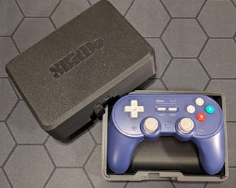 Travel Case For 8BitDo Pro (1, 2, & 3) Controllers -- 3D Printed