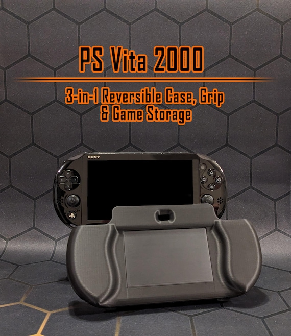 PS Vita 2000 3-in-1 Case, Grip, & Game Storage -- 3D Printed - Etsy