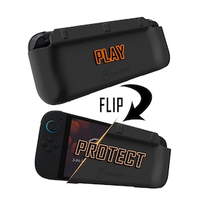 3-in-1 Case, Griff, & Turnwagenaufbewahrung Passend für die Nintendo Switch 2 -- KugelGriff (Nicht 3D gedruckt)