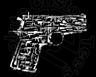 Officers Model 1911 made of guns Instant Download