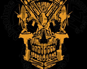 War Zone Skull Instant Download