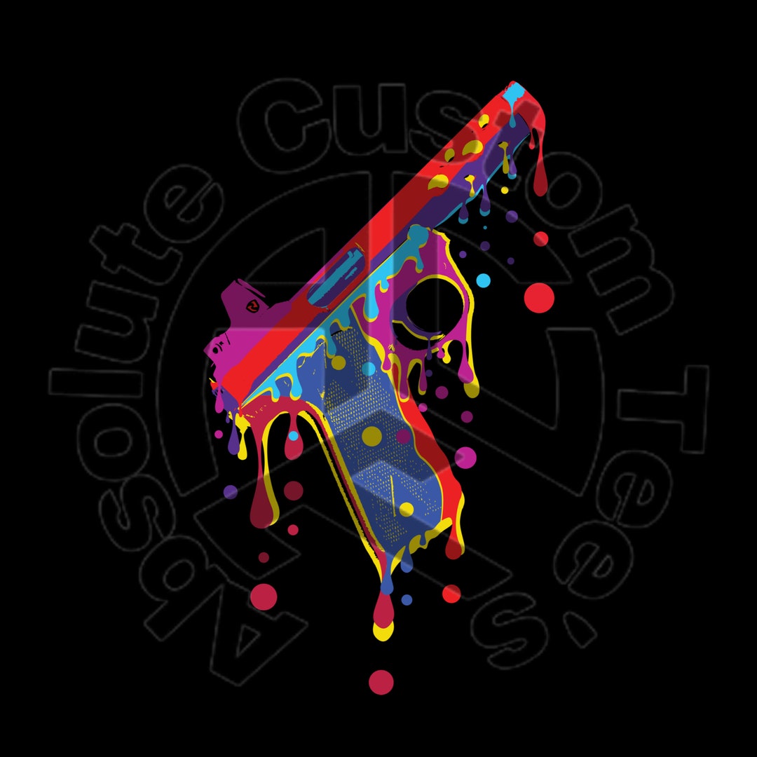 Ruger 45 Mark 3 Neon Drip Instant Download Etsy