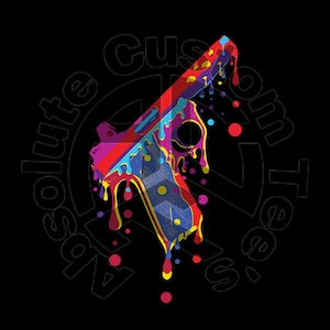 Ruger 45 Mark 3 Neon Drip Instant Download