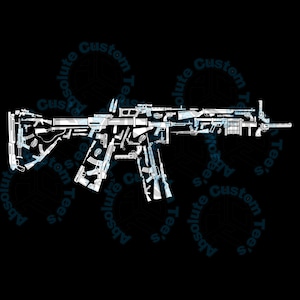 AR Vector PNG and PDF in black and white