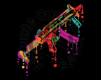 MP5 Drip Neon Drip Instant download