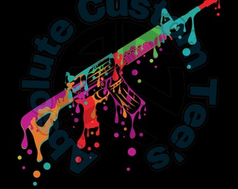 M4 Neon Drip Instant Digital Download