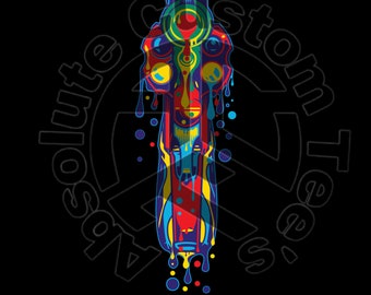 Front Facing Revolver drip Instant Download