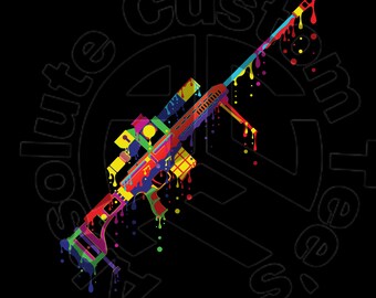Berrett M82 Neon Drip mit Zielfernrohr Sofortdownload