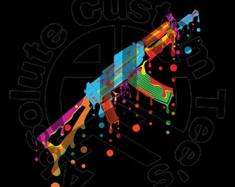 AK V no Optics Neon Drip Instant Download