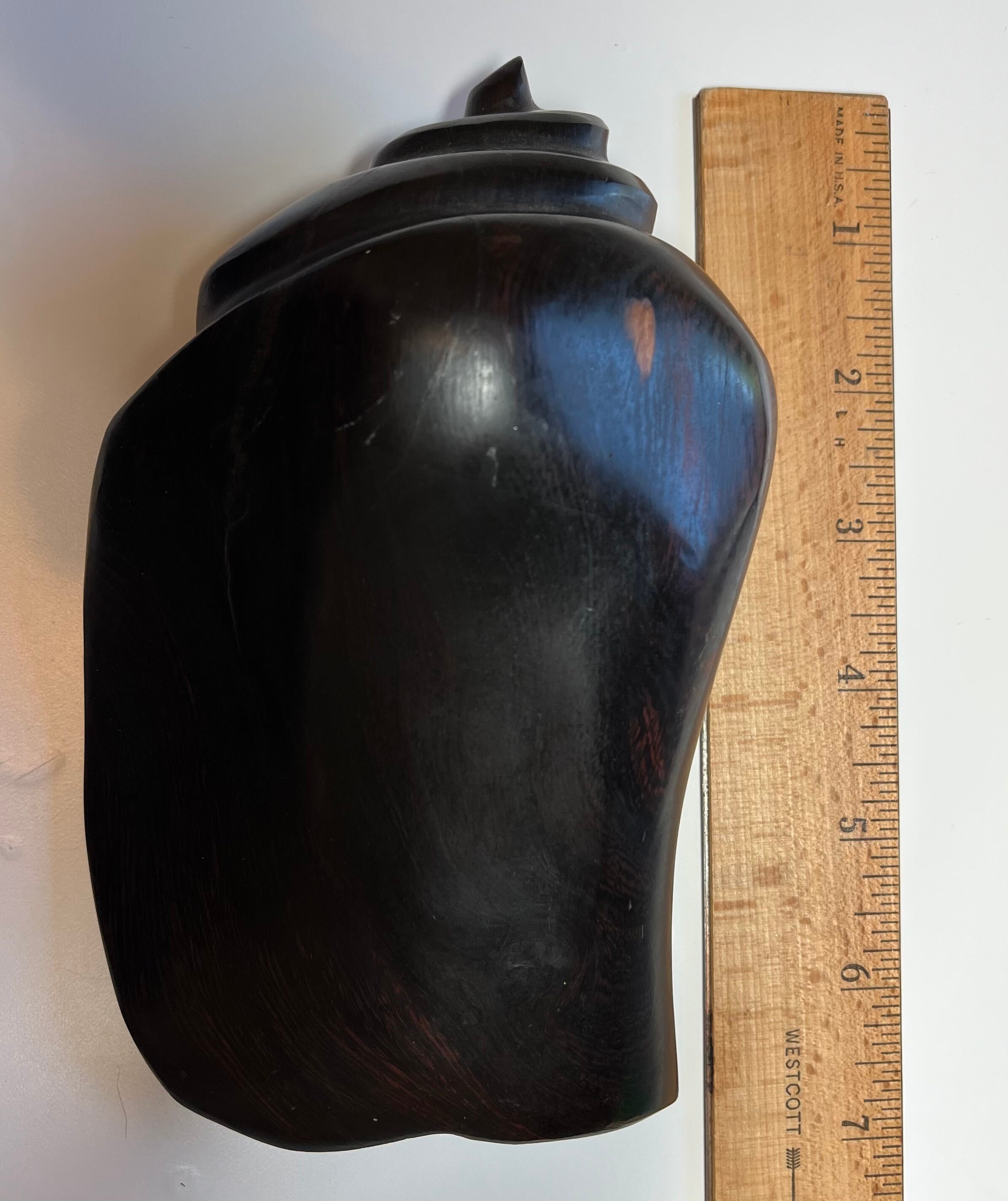 Hand Carved Wooden Seashell Etsy