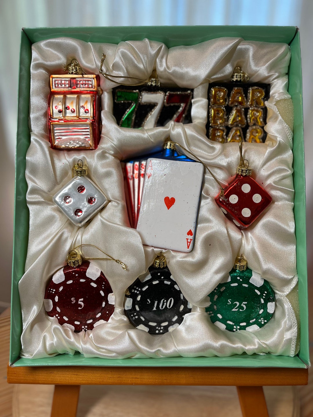 Vintage Casino Gambling Christmas Ornaments Etsy