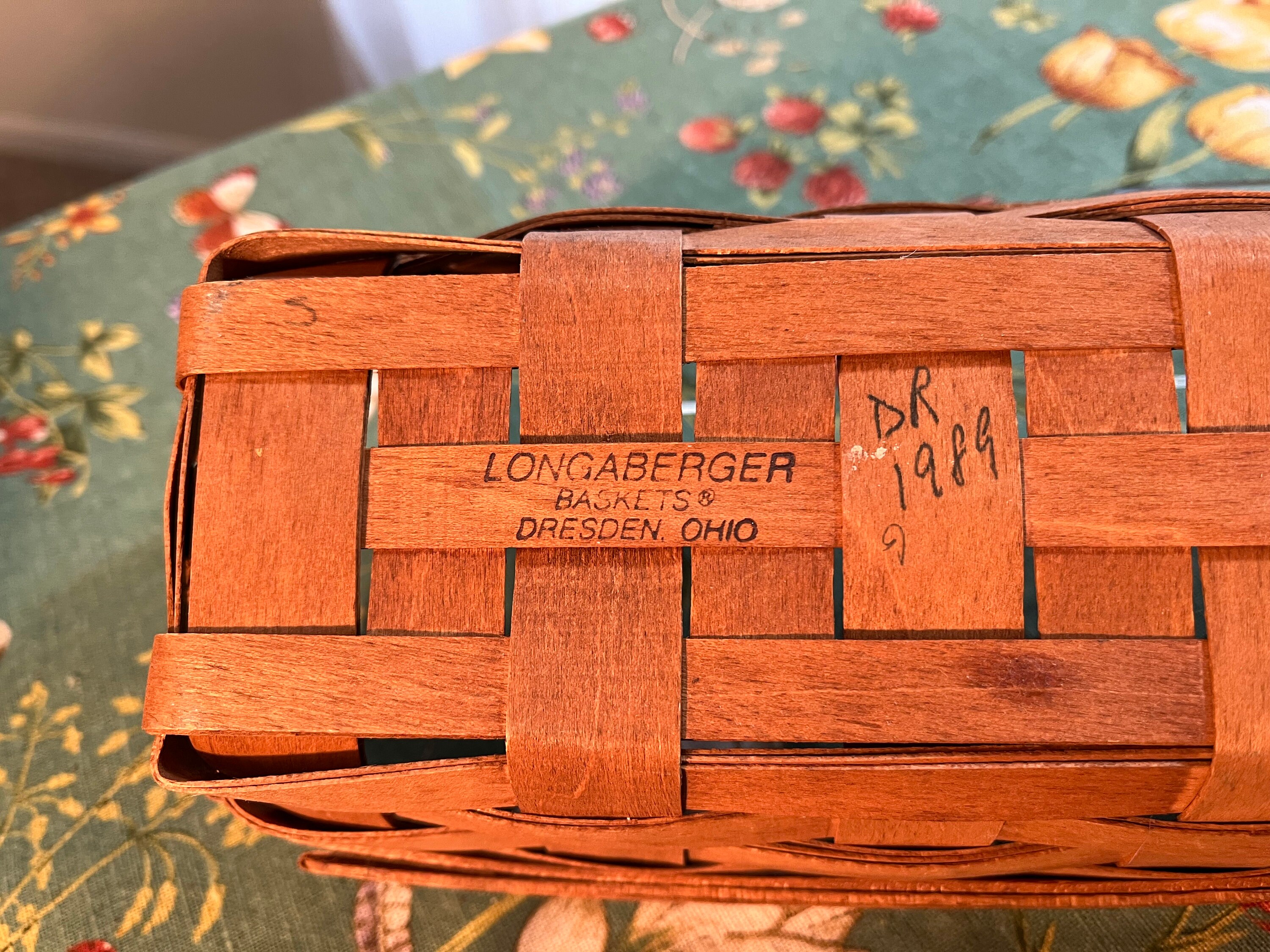 1989 Longaberger Bread Basket With Liner Etsy