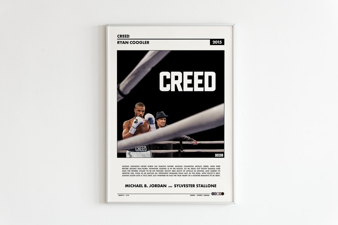 Creed Ryan Coogler / Creed Poster / Movie Poster / Movie Etsy