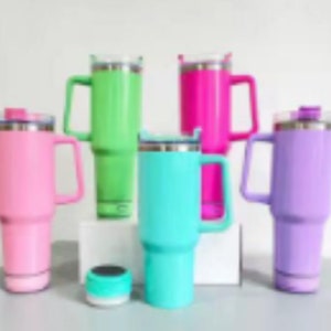 Personalized sublimation 40 oz speaker tumblers