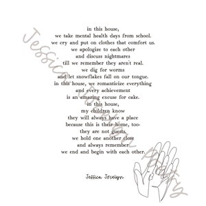 poema en esta casa