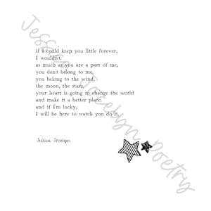 Si pudiera conservarte pequeño poema