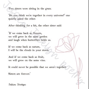 Poema Irmãs são Eternas