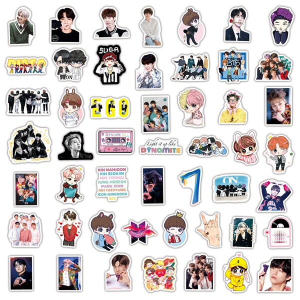 Bts Cute Sticker - Etsy