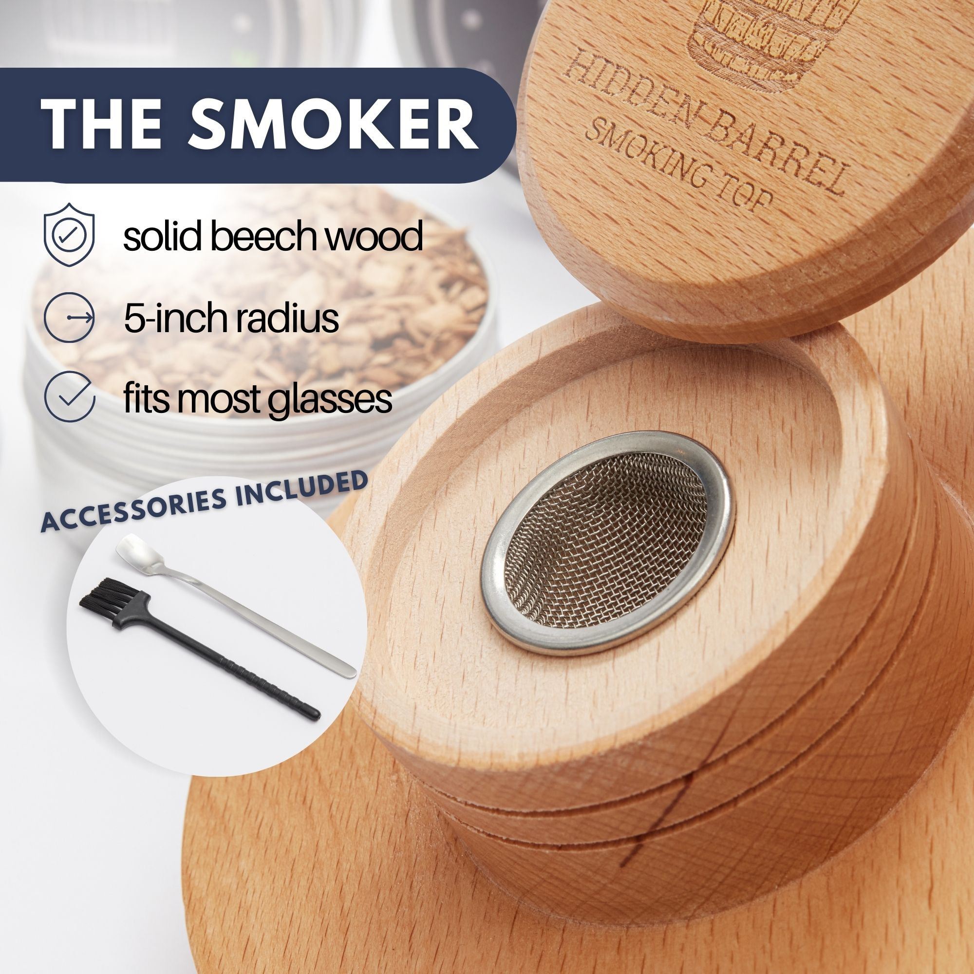 Cocktail Smoker Kit With Wood Chips and Torchbest Gift for Him & Drink ...