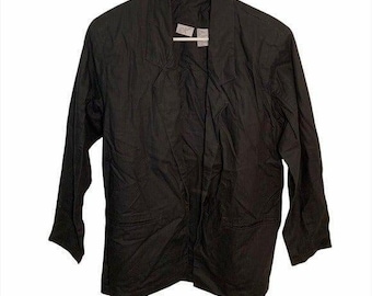 Vintage Fashion Options One Button Blazer Black