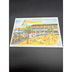 Carte postale Myrtle Beach Pavilion Caroline du Sud America's Finest Strand représentant inutilisé