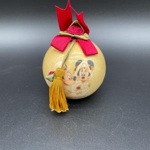Disney Micky & Minnie Maus Ornament Urlaub Dekoration Schleife Quaste