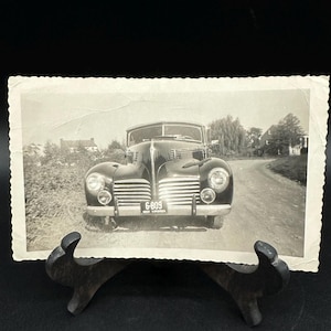 Vintage 1940 Hudson Car Photo Automobile Picture Collectible
