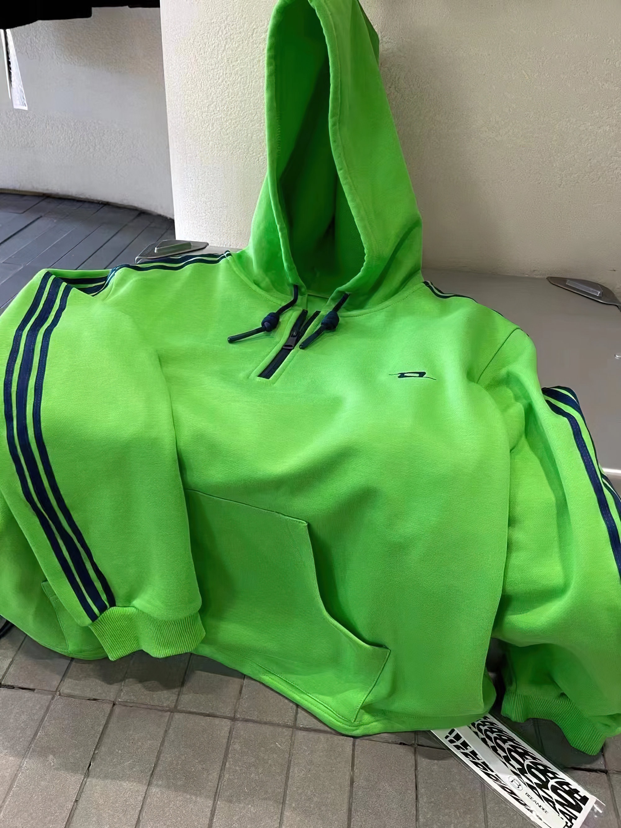 Neon Green Track Hoodie Etsy Australia