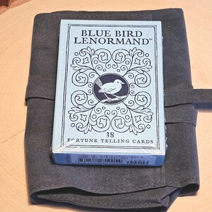 Bluebird Lenormand Oracle Deck 36 Cards + Guidebook + Travel Pouch | Fortune Telling Divination Cards for Beginners | Daily Guidance Spiritu