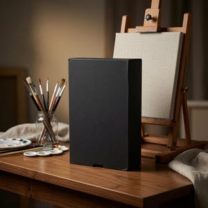 Cartas de tarot negras mate en blanco / Juego de 78 cartas con estuche / Plantillas para crear tu propia baraja de tarot de tamaño estándar, añade rotuladores de pintura metálica.