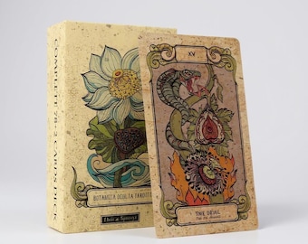 Botanica Oculta Tarot Deck – 78 Nature-Themed Cards, Floral Guidebook| EU Shipping from Artist
