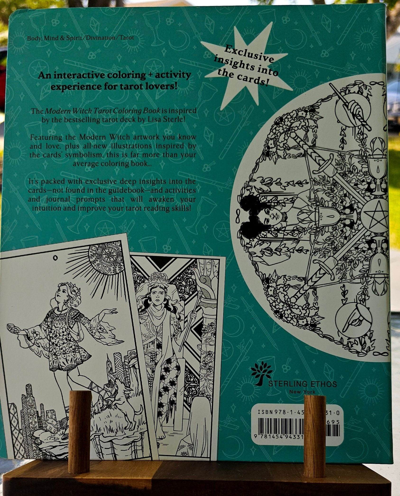 Modern Witch Tarot Coloring Book, Lisa Sterle Modern Witch Tarot ...