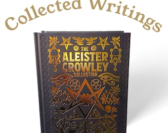 Thelema, Crowley Writings, Aleister Crowley Collection Gilded-Edge Hardcover, Mystic Archives Occult Anthology