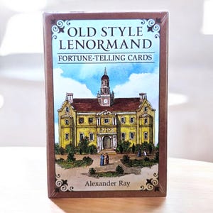 Cartas de adivinhação de estilo antigo Lenormand por Alexander Ray | Cartas de adivinhação inspiradas no vintage