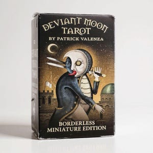 Mazzo di tarocchi Deviant Moon Borderless: Edizione speciale, Patrick Valenza, Mini mazzo da viaggio