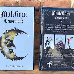 Mazzo Malefique Lenormand: Carte Oracolo Gotico Oscuro con Guida