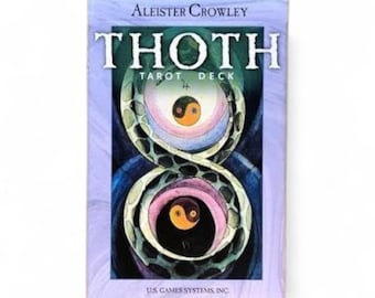 Thoth Tarot Deck und Crowley Handbook Bundle | Aleister Crowley Karten Set