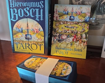 Baraja de Tarot de Hieronymus Bosch / Cartas del Oráculo Surrealista de Travis McHenry (78 cartas + guía)