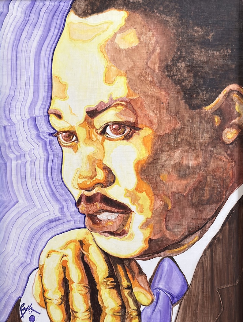 Martin Luther King Original Painting Digital Download - Etsy