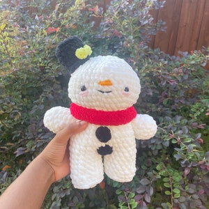 Handmade Crochet Snowman