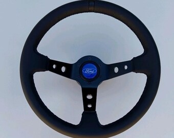 Ford sierra steering wheel kit leather