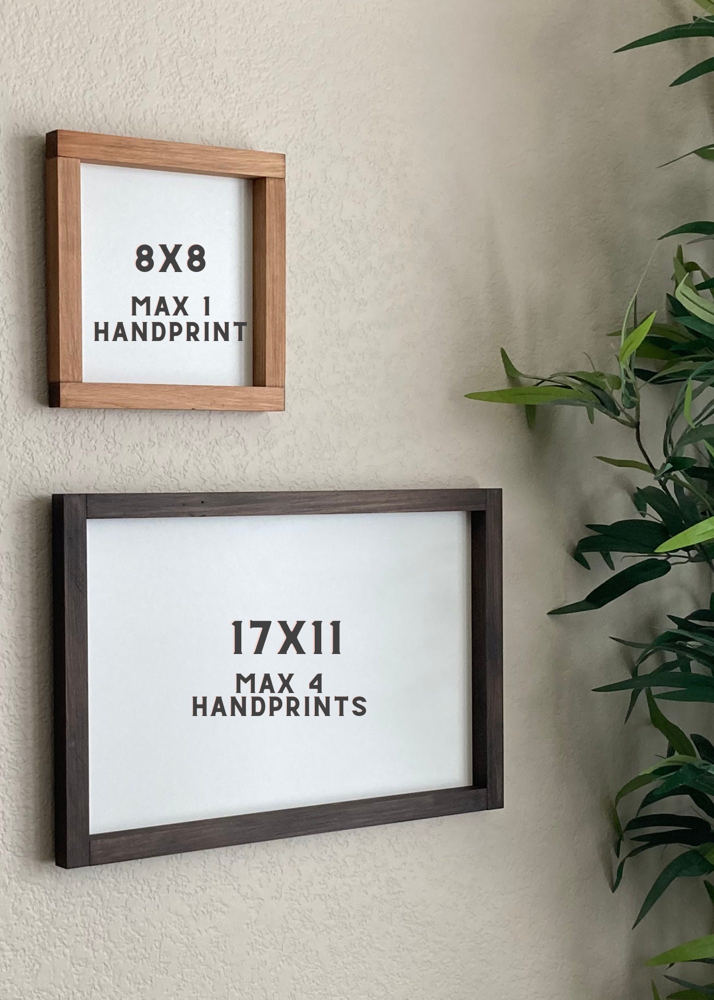 Personalized 3D Handprint Sign: Custom Family Keepsake - Etsy