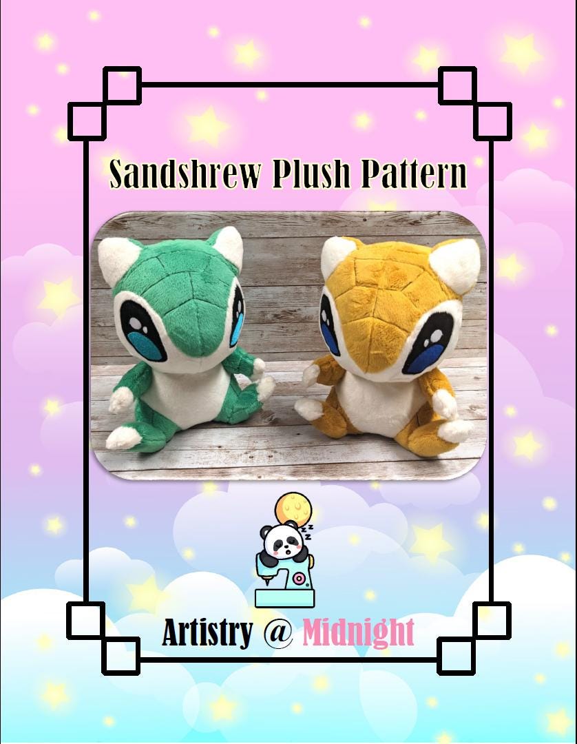 Peluche Vintage Pokémon 1998 Sandshrew Série 2 Par Banpresto (JAPON)