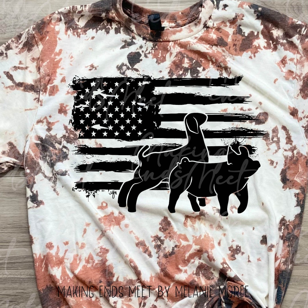 American Flag Animals PNG Digital Download Digital Art Instant Download