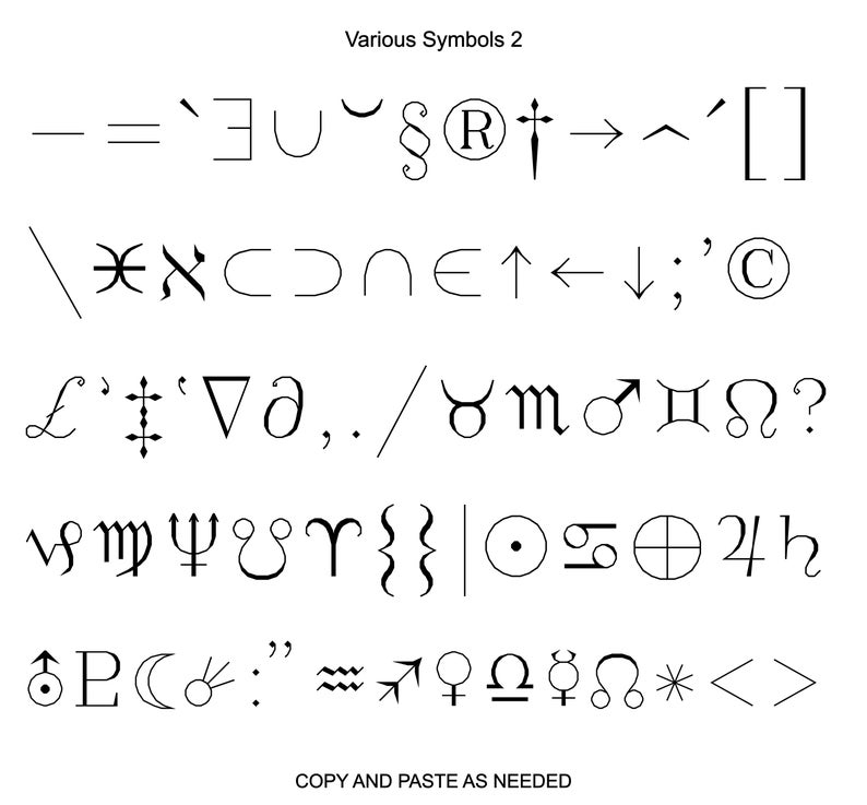 Popular Symbols and Shapes SVG Ai Png Dxf PDF Pack 1 - Etsy