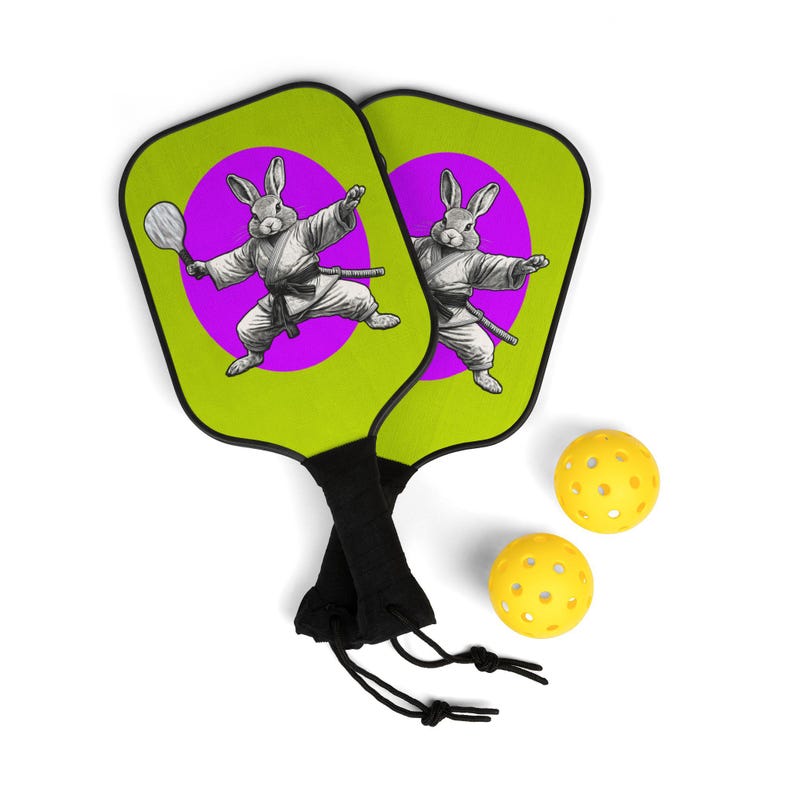 Rabbit Samurai, Pickleball Kit - Etsy